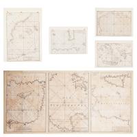 553-JOSEPH ROUX (1725-1793).  "NAUTICAL MAPS OF THE MEDITERRANEAN SEA".