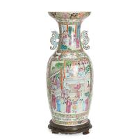303-CHINESE VASE, QING DYNASTY, C19th.
