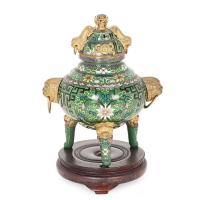 261-CHINESE CENSER, MID C20th.