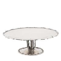 8-SPANISH SILVER CENTRE PIECE, MID C20th.