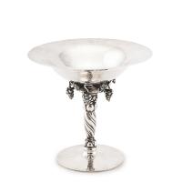 17-SPANISH SILVER CENTRE PIECE, MID C20th.