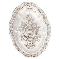 24-SPANISH SILVER TRAY, C18th.