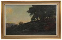 875-ENRIC GALWEY (1864-1931). "TWILIGHT LANDSCAPE".