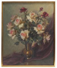 674-PERE BATALLA XATRUCH (1893-1968). "FLOWERS VASE".