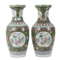 305-PAIR OF CHINESE VASES, SECOND HALF OF THE 20TH CENTURY.
