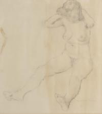 720-JOSEP MARIA MALLOL SUAZO (1910-1986). "DESNUDO FEMENINO".