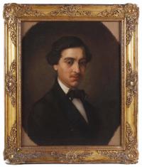 762-FEDERICO DE MADRAZO (1815-1894). "PORTRAIT OF A YOUNG MAN".