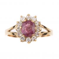 70-RING WITH RUBY.