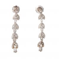 172-DIAMONDS LONG EARRINGS.