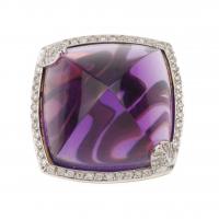 175-LARGE AMETHYST RING.