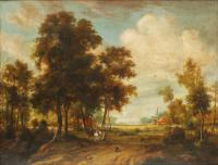 683-ENGLISH OR DUTCH SCHOOL, FIRST HALF 19TH CENTURY. "LANDSCAPE". 