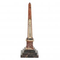 305-OBELISK-SHAPED THERMOMETER, PROBABLY ENGLISH, SECOND HALF 19TH CENTURY.