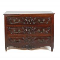 174-FRENCH PROVENÇAL CHEST OF DRAWERS, SECOND HALF 19TH CENTURY.