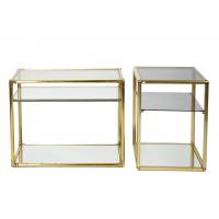 279-TWO SPANISH SIDE TABLES, LAST THIRD 20TH CENTURY.