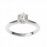 167-TIFFANY SOLITAIRE RING.