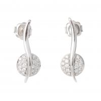 180-DIAMONDS PAVÉ EARRINGS.