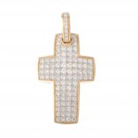 223-DIAMONDS PENDANT CROSS.