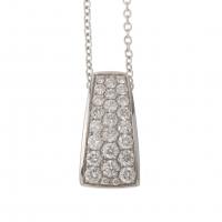 234-DIAMONDS PAVÉ PENDANT WITH CHAIN.