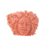 224-BROCHE COLGANTE CORAL.