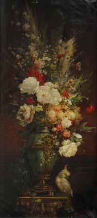 850-RICARDO MARTÍ AGUILÓ (1868-1936). "FLOWERS", 1891. 