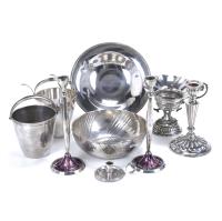 1-DIFFERENT SPANISH OBJECTS IN SILVER, SECOND AND MID 20TH CENTURY.