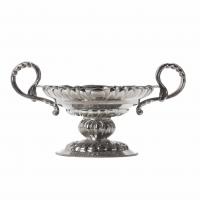 21-SPANISH SILVER CENTREPIECE, MID 20TH CENTURY.