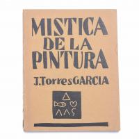 702-JOAQUÍN TORRES GARCÍA (1874-1949). "MÍSTICA DE LA PINTURA", 1947.