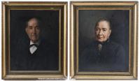 835-SPANISH SCHOOL, SECOND HALF 19TH CENTURY. "PORTRAITS OF ELDERLY MEN".