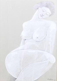 662-EDUARD ARRANZ-BRAVO (1941) "FEMALE NUDE", 1987.