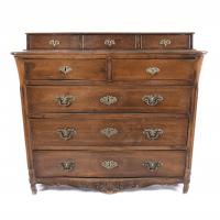 216-CATALAN "CASTELLET" CHEST OF DRAWERS, LAST QUARTER OF THE 18TH CENTURY.