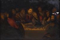 23847-ESCUELA ESPAÑOLA, SIGLO XX. "LA ÚLTIMA CENA".