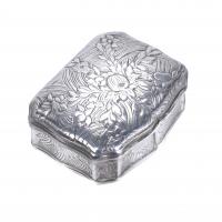 3-FRENCH LOUIS XV SILVER BOX, CIRCA 1745.