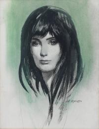 630-ALFRED OPISSO CARDONA (1907-1980). "A GIRL".