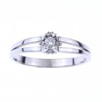 30-WHITE GOLD RING WITH DIAMONDS.