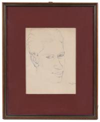 567-PAOLO BUTTINI (1932-1957) "PORTRAIT", 1949.