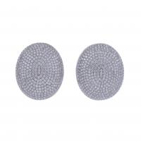 171-WHITE GOLD EARRINGS WITH DIAMONDS PAVÉ.