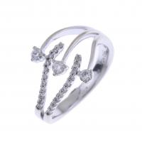 20-WHITE GOLD RING WITH DIAMONDS.