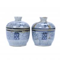 233-TWO SMALL CHINESE JARS, CHIA-CHING DYNASTY, 18TH CENTURY.