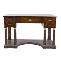 194-FRENCH EMPIRE-STYLE CONSOLE, LATE 19TH - EARLY 20TH CENTURY.
