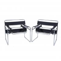 311-AFTER MODELS BY MARCEL BREUER & MARCEL BUVIER. "WASSILY" OR "MODEL B3" CHAIR, 1970-1980.