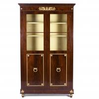 546-FRENCH EMPIRE-STYLE DISPLAY CABINET, 20TH CENTURY.