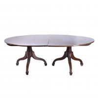 533-LARGE VICTORIAN DINING TABLE, THIRD QUARTER 19TH CENTURY.