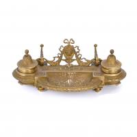 262-FRENCH INKSTAND, EARLY 20TH CENTURY.