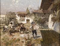 679-MARIANO FORTUNY I MARSAL (1838-1874). "JUGADORES DE NAIPES", Finales de 1870, principios 1871.