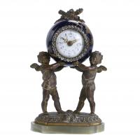 72-SMALL FRENCH CLOCK, EARLY 20TH CENTURY.