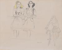 392-RICARD OPISSO (1880-1966). "GIRLS".