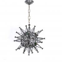 142-STAR-SHAPED LANTERN-LIKE CEILING LAMP, 20TH CENTURY.