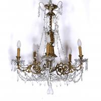 144-SPANISH CEILING LAMP, SECOND HALF OF THE 20TH CENTURY.