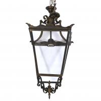 151-LANTERN-LIKE CEILING LAMP, 20TH CENTURY.