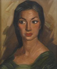 23065-FEDERICO MOLINA ALBERO (1905-1981). "UNA JOVEN", 1963.